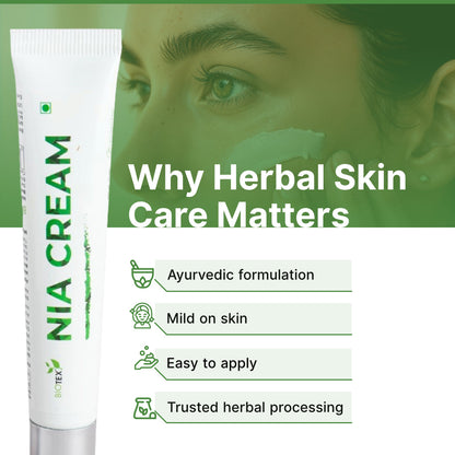 Daily herbal skin care with Biotex NIA Cream, Curatio Health Malaysia