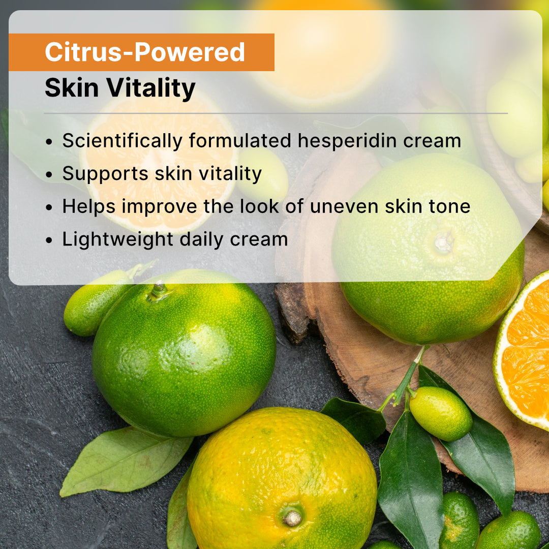 Citrus face care with Biotex HESPERIDIN Cream, Curatio Health Malaysia