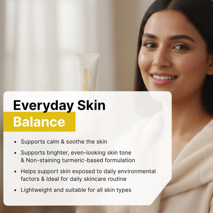 Skin-calming support with Biotex White Curcumin Cream, Curatio Health Malaysia