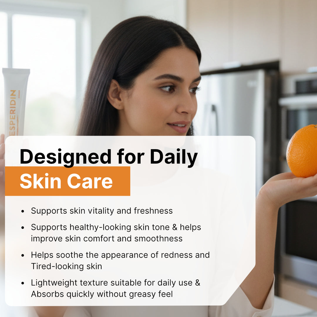 Smooth-skin support with Biotex HESPERIDIN Cream, Curatio Health Malaysia