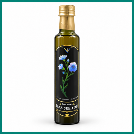 Thiallan Bioherbs Raw Brown Flax Seed Oil 250ml — Curatio Health Malaysia