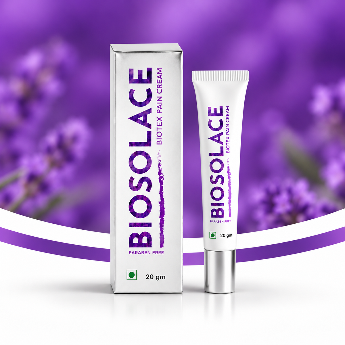 Biotex BIOSOLACE Cream 20g tube and box, Curatio Health Malaysia