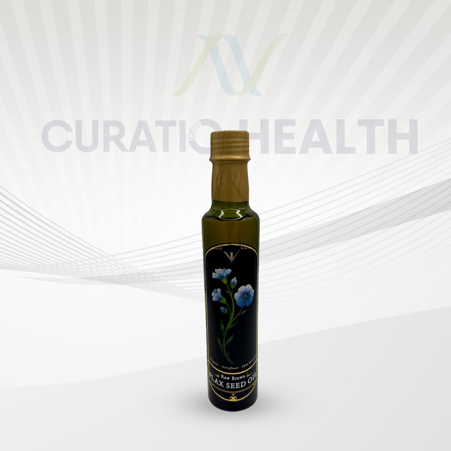 Raw Brown Flax Seed Oil (250ml)