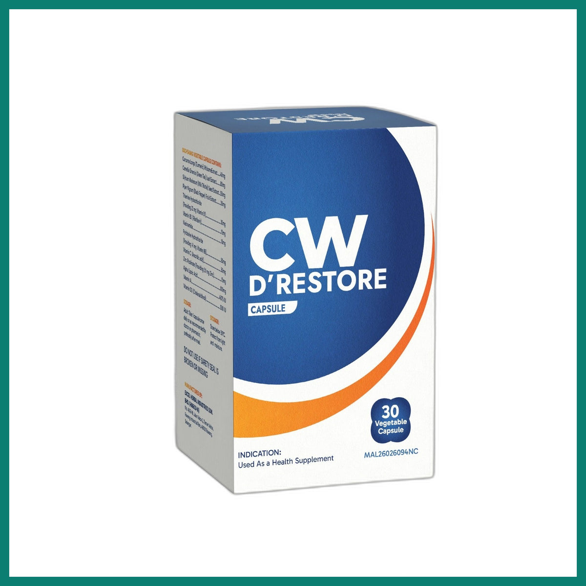 CW D'Restore — Curatio Health Malaysia