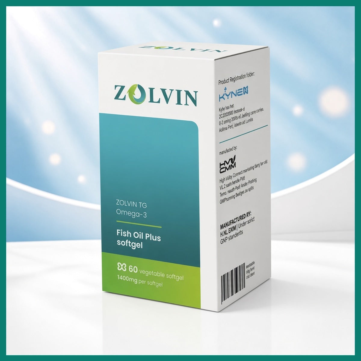 ZOLVIN-S TG Omega-3 Fish Oil Plus softgel